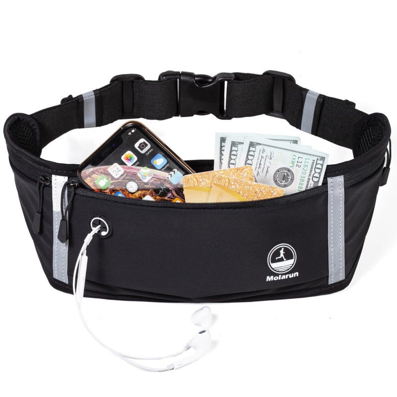 Molarun Slim Running Belt Fanny Packs for Men Women  Waist Pack Running Phone Holder Money Belt - Image 2